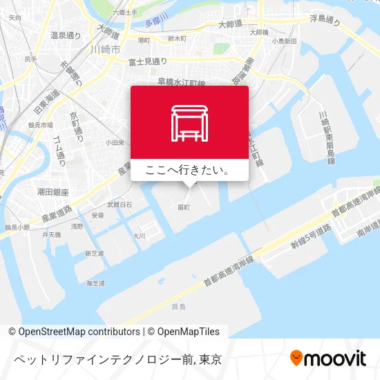 ペットリファインテクノロジー前地図