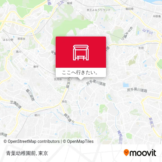 青葉幼稚園前地図
