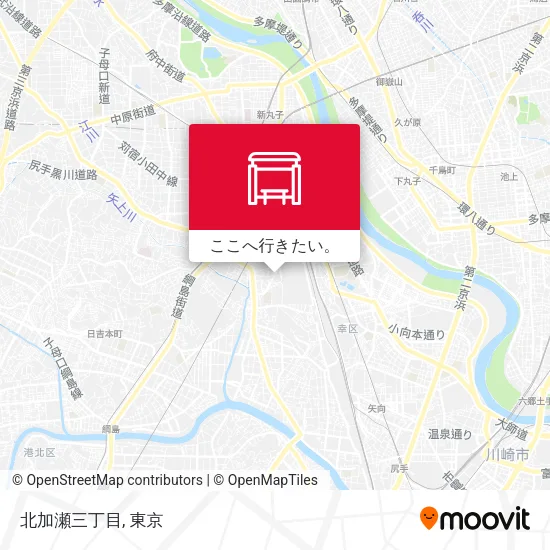 北加瀬三丁目地図