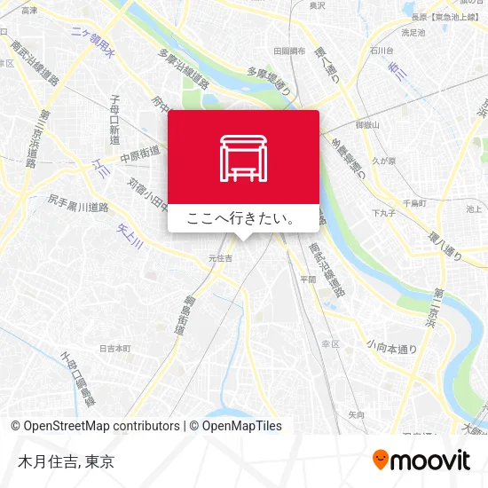 木月住吉地図