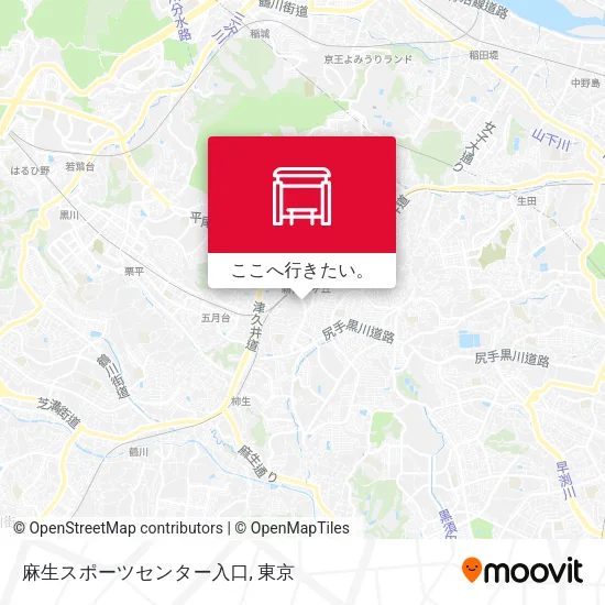麻生スポーツセンター入口地図