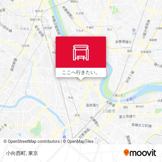 小向西町地図