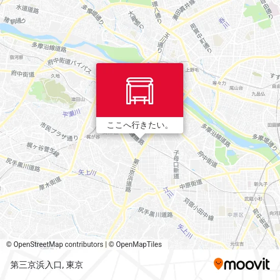 第三京浜入口地図