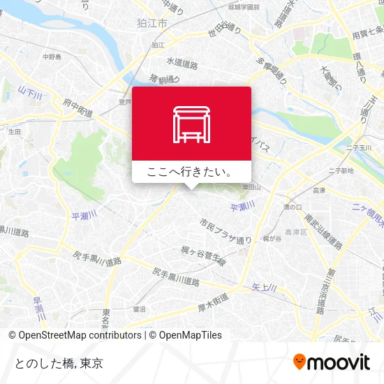 とのした橋地図
