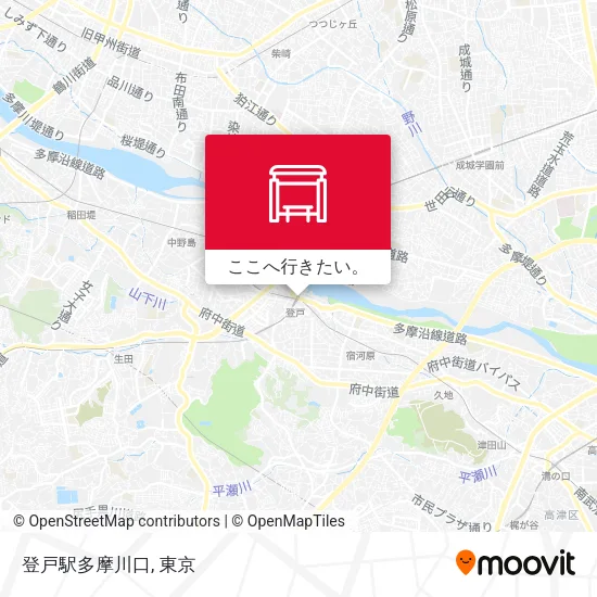登戸駅多摩川口地図