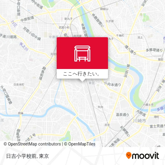 日吉小学校前地図