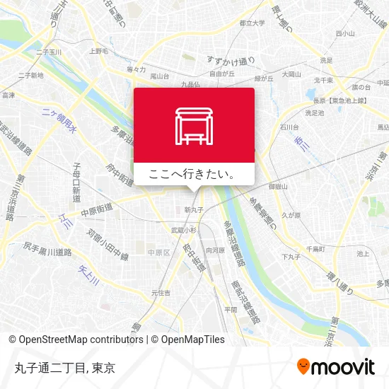 丸子通二丁目地図