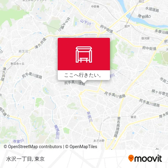 水沢一丁目地図