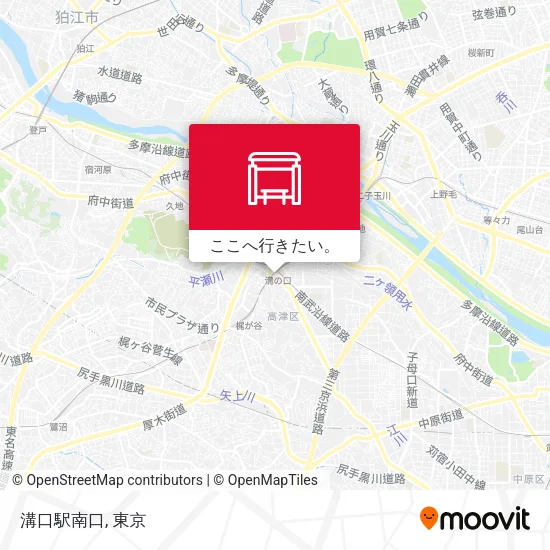 溝口駅南口地図
