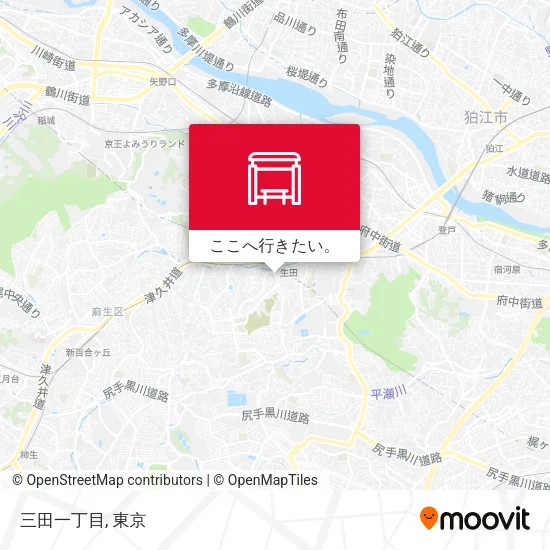 三田一丁目地図