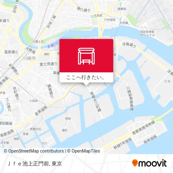 Ｊｆｅ池上正門前地図