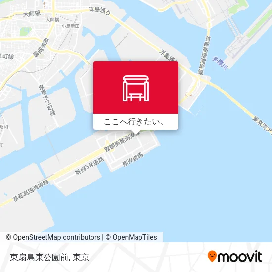 東扇島東公園前地図