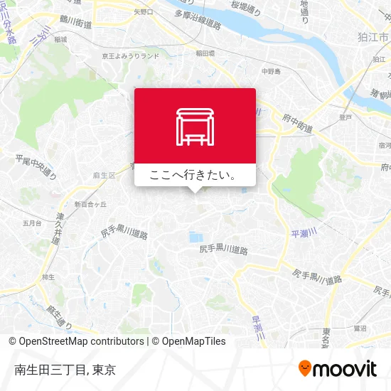 南生田三丁目地図