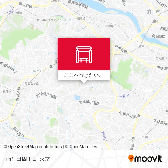 南生田四丁目地図