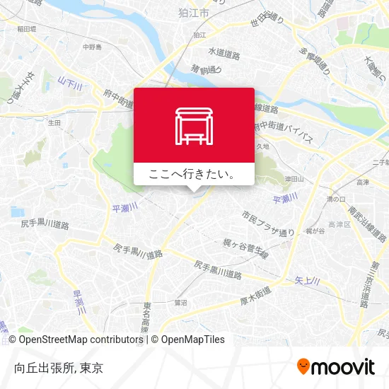 向丘出張所地図