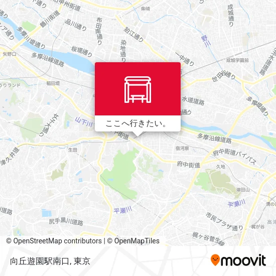 向丘遊園駅南口地図