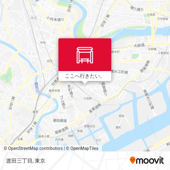 渡田三丁目地図
