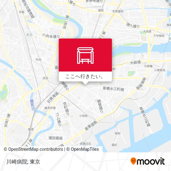 川崎病院地図