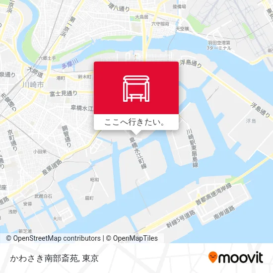 かわさき南部斎苑地図