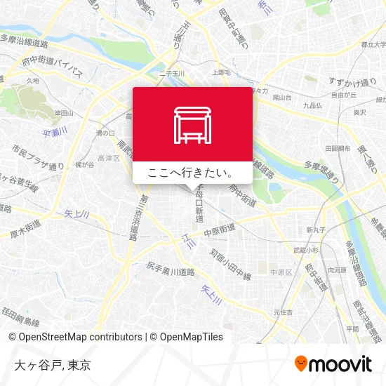 大ヶ谷戸地図