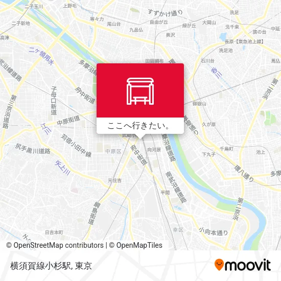 横須賀線小杉駅地図