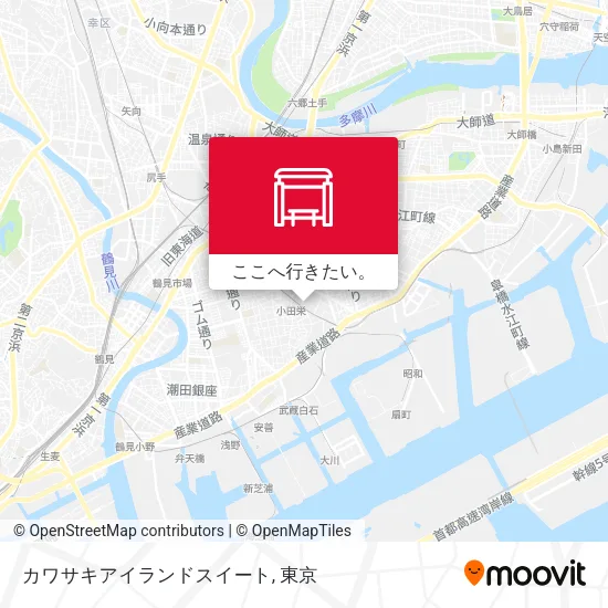 カワサキアイランドスイート地図