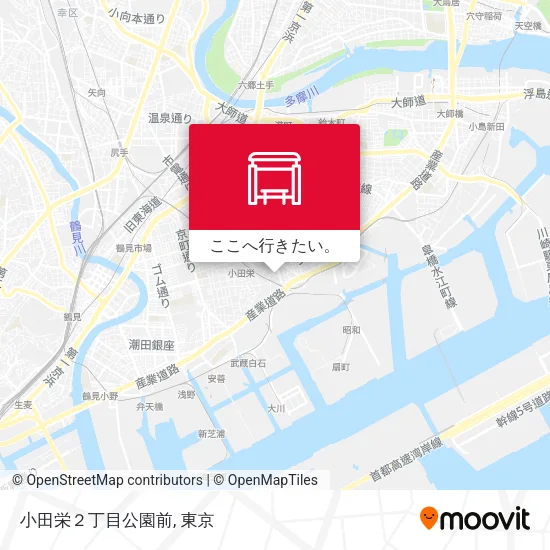小田栄２丁目公園前地図
