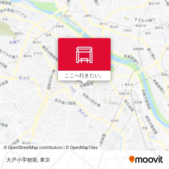 大戸小学校前地図
