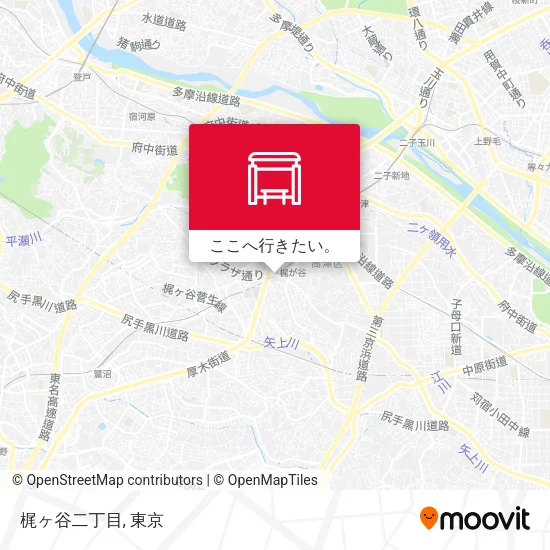 梶ヶ谷二丁目地図