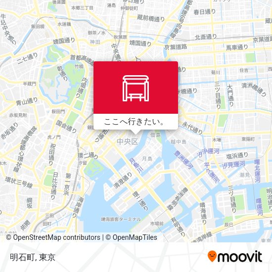 明石町地図
