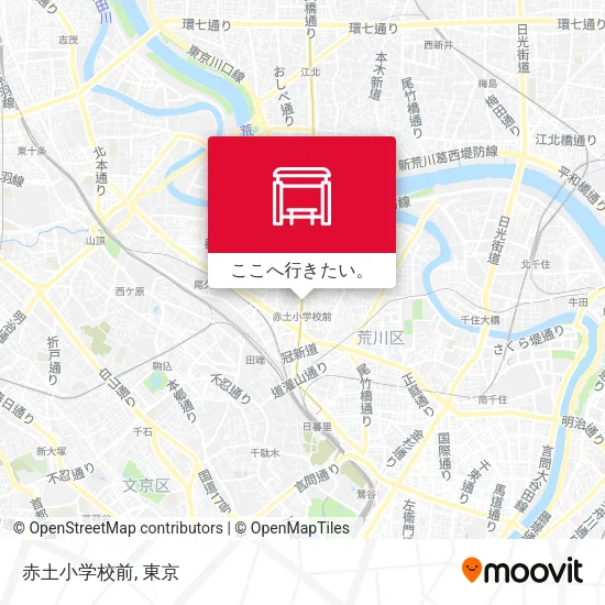 赤土小学校前地図