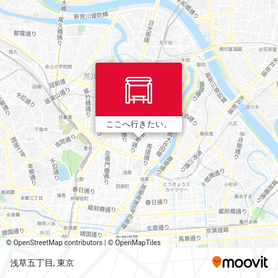 浅草五丁目地図