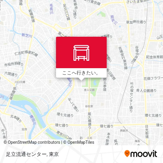 足立流通センター地図