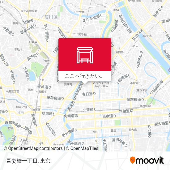 吾妻橋一丁目地図