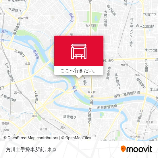 荒川土手操車所前地図
