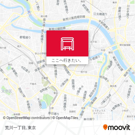 荒川一丁目地図