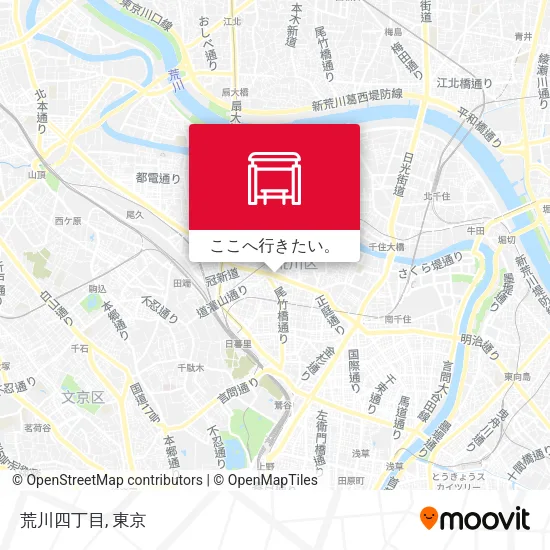 荒川四丁目地図