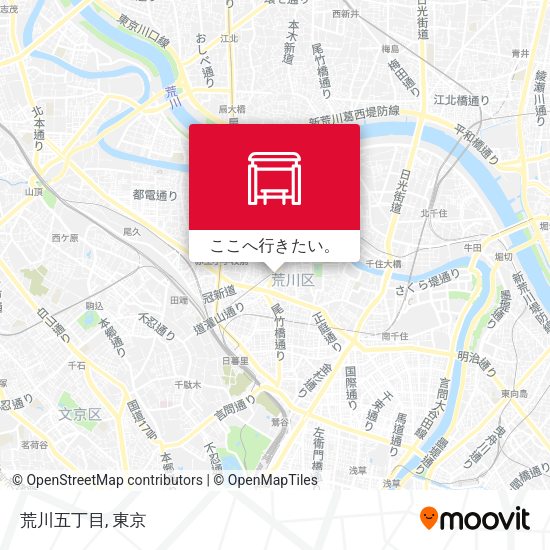 荒川五丁目地図