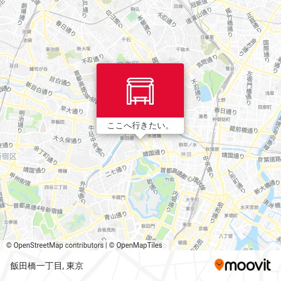 飯田橋一丁目地図