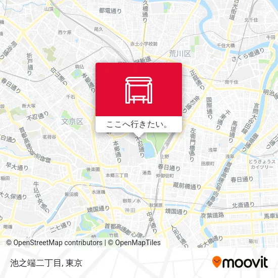 池之端二丁目地図