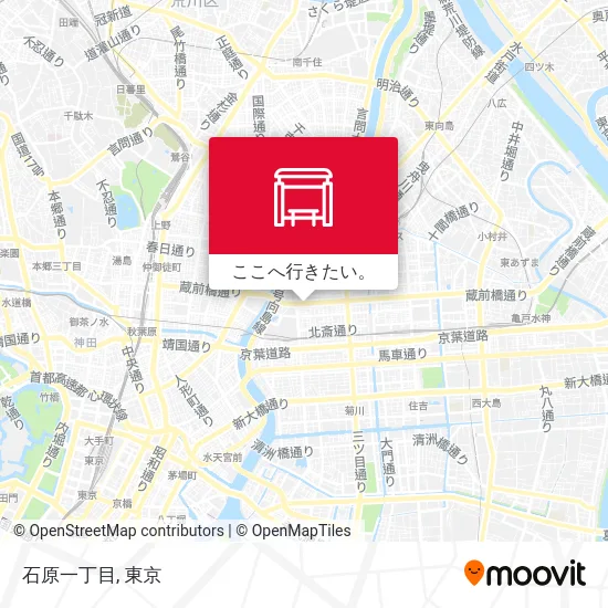 石原一丁目地図