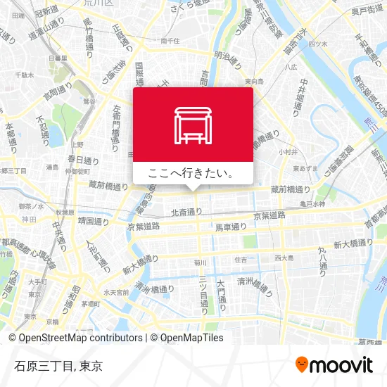 石原三丁目地図