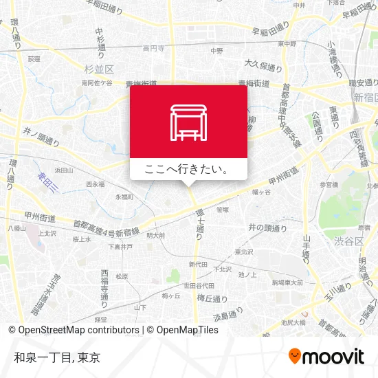 和泉一丁目地図