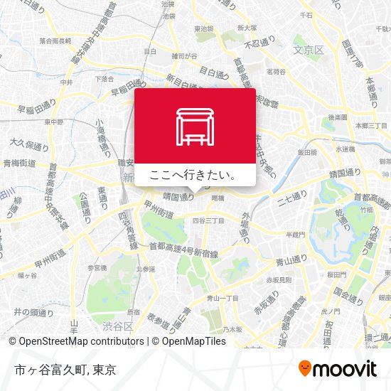 市ヶ谷富久町地図