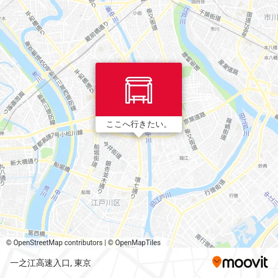 一之江高速入口地図