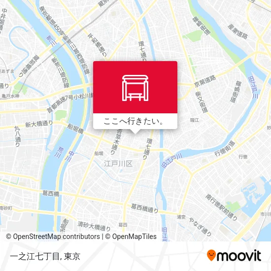 一之江七丁目地図