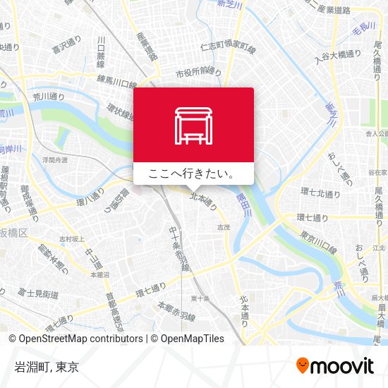 岩淵町地図
