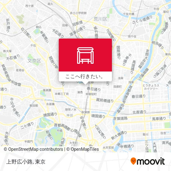 上野広小路地図
