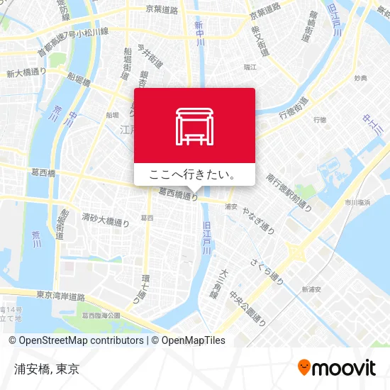 浦安橋地図