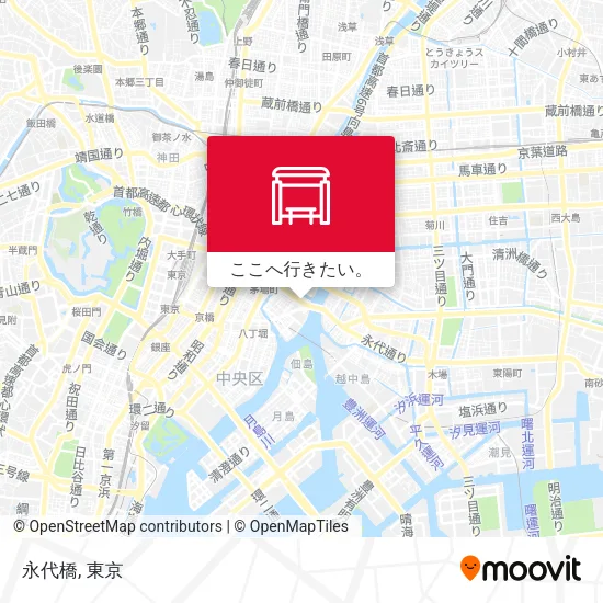 永代橋地図